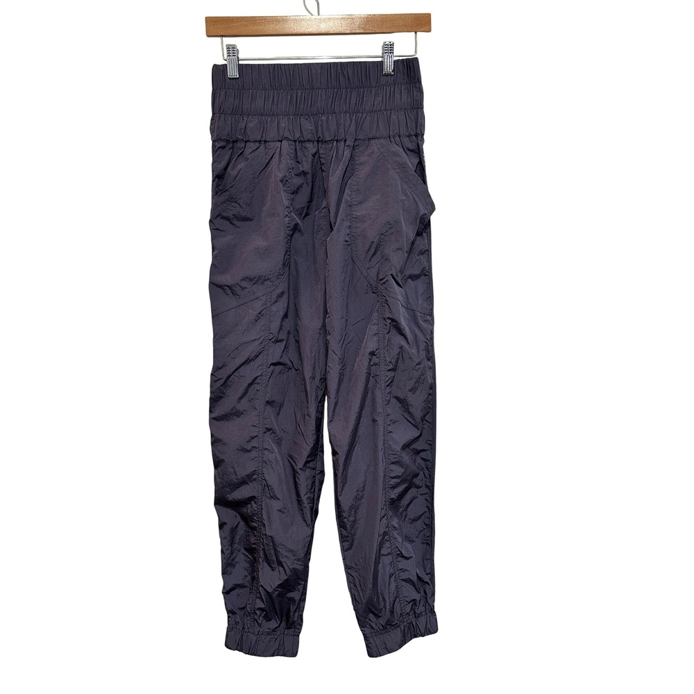 Free People Movement Joggers Blue High Rise Track Pants Small Gorpcore Hiking‎
